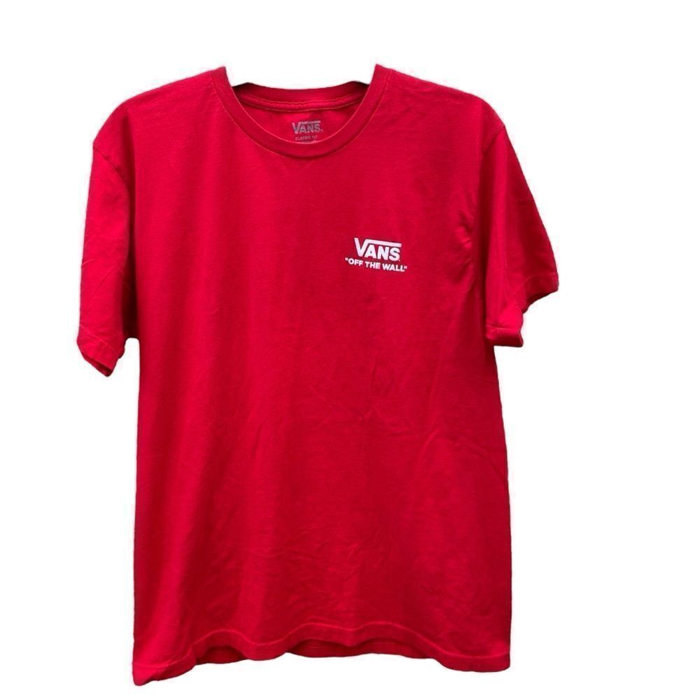 Vans “Off the “Wall” Red Holiday Limited Edition T-Shirt. Size Large. EUC!